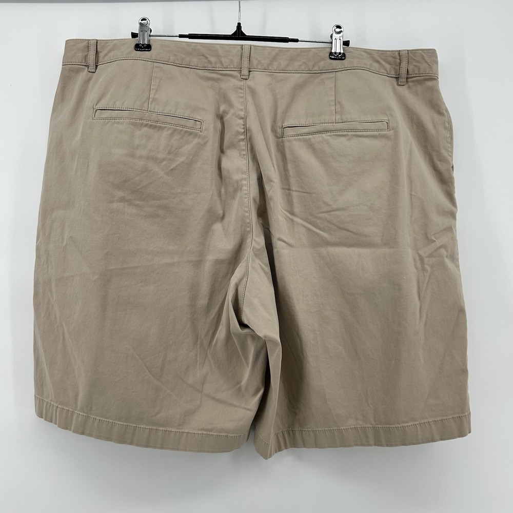 LL Bean Favorite Fit Shorts Womens 22W Khaki Bermuda Chino Momcore Americana - Picture 7 of 9